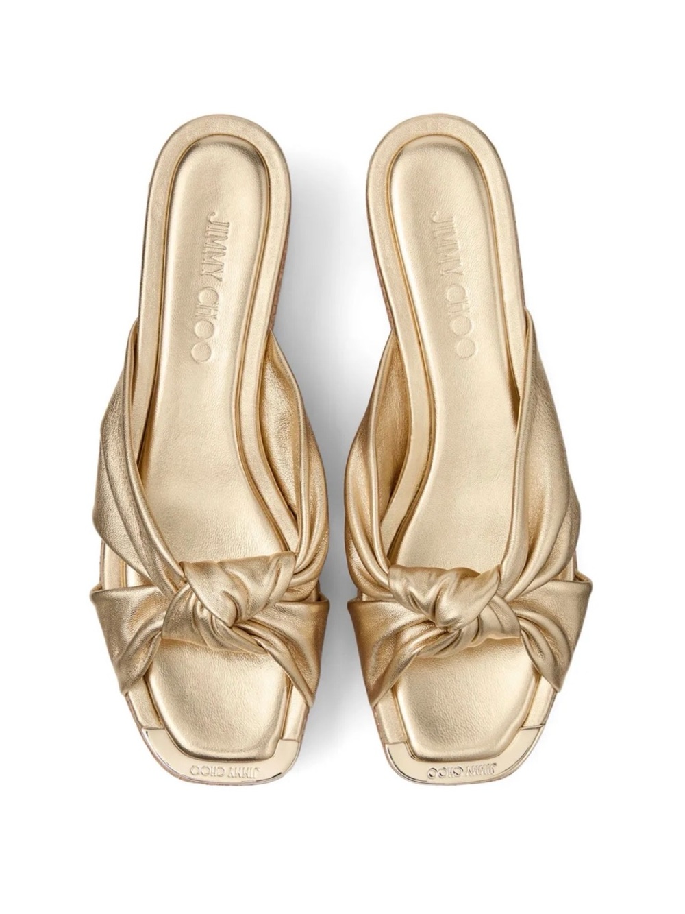 Jimmy Choo Avenue Wedge in Gold - Women